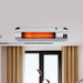 Electric Patio Heater LED Display 12H Timer Wall-mounted or Free-stand Using for Patio or Home Use - Sweatfully
