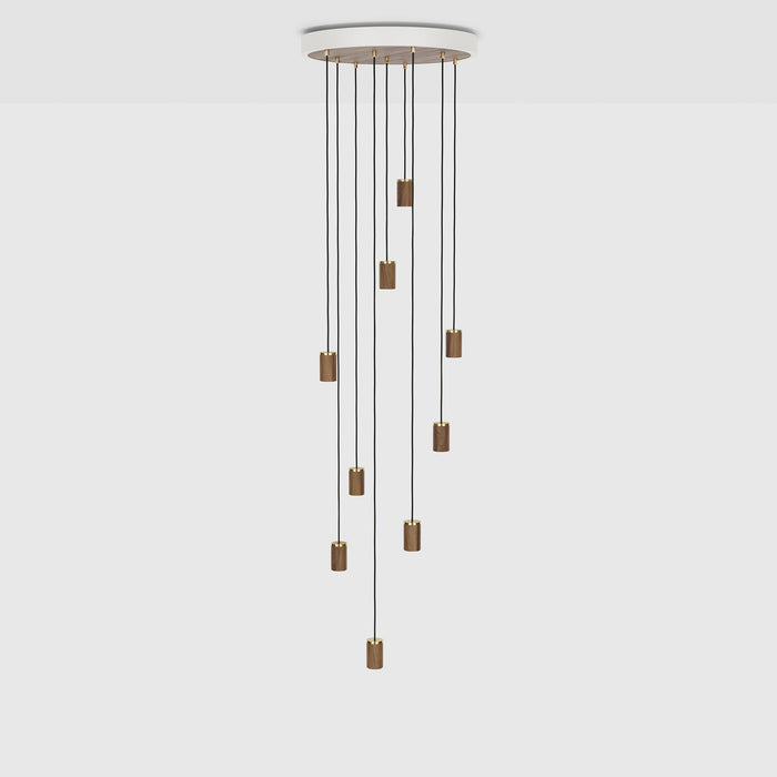 Nine Pendant in Walnut - Sweatfully