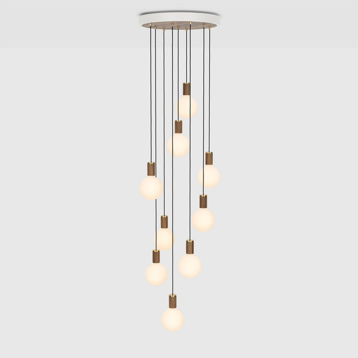 Nine Pendant in Walnut + Sphere IV - Sweatfully