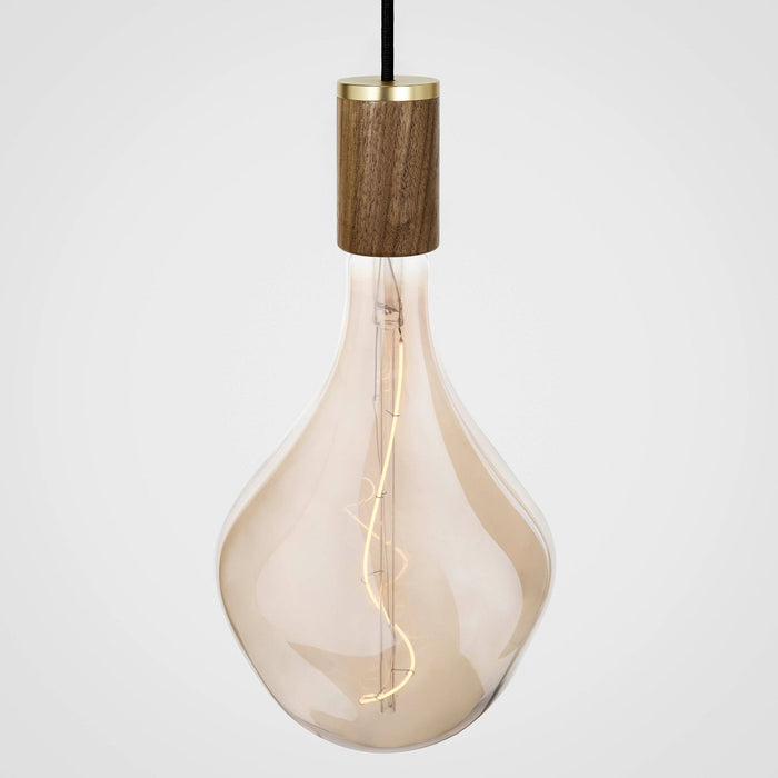 Nine Pendant in Walnut + Voronoi II - Sweatfully