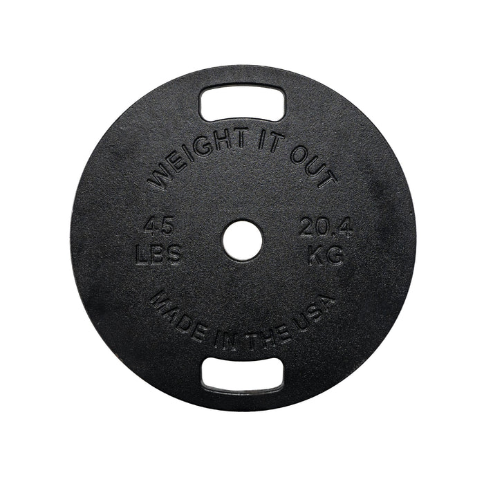 Cast Iron Machined Weight Plate Pairs - Sweatfully