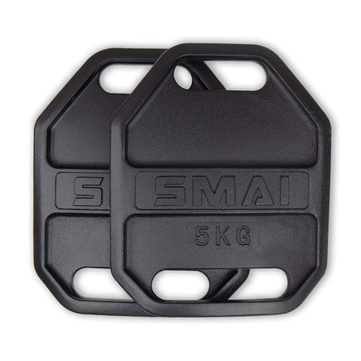 Weight Vest Plate Pair - 11lb/5kg For Vest Black - Sweatfully