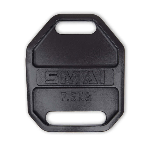 Weight Vest Plate Pair - 16.5lb/7.5kg For Vest Black - Sweatfully