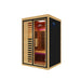 Peak Saunas Everest 2-Person Indoor Full Spectrum Infrared Sauna with XL Medical-Grade Red Light Therapy & Smart WiFi App Control - Sweatfully