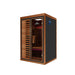 Peak Saunas Fuji 2-Person Indoor Full Spectrum Infrared Sauna with XL Medical-Grade Red Light Therapy & Smart WiFi App Control - Sweatfully