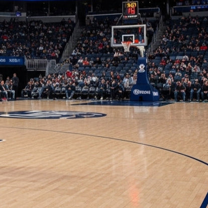 Half Court, REAL Steller Solid Maple Wood Indoor Basketball Court (30'*30') - Sweatfully