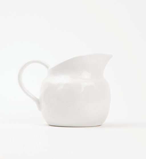 Ellian White Stoneware Pitcher - Sweatfully