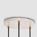Triple Pendant in Oak + Sphere IV - White Canopy - Sweatfully