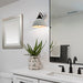 White Enamel Wall SCONCE Farmhouse Lighting - Sweatfully