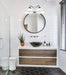 White Enamel Double Wall Light - Sweatfully