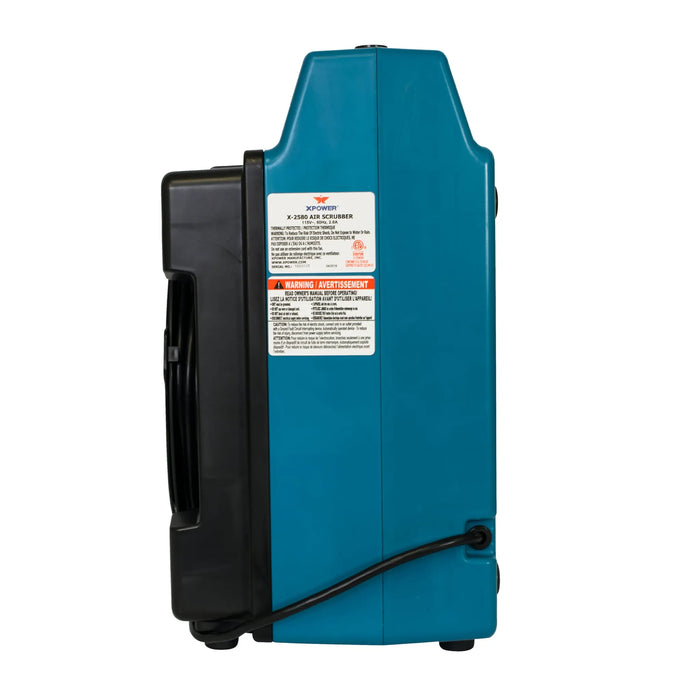 XPOWER X-2580 Professional 4-Stage HEPA Mini Air Scrubber - Sweatfully