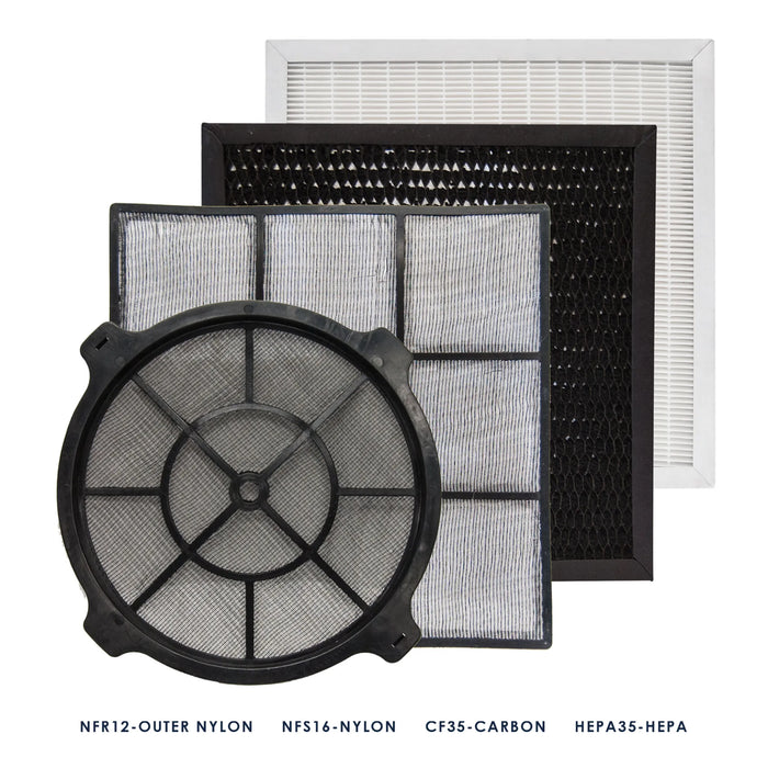 XPOWER X-3580 Professional 4-Stage HEPA Air Scrubber - Sweatfully