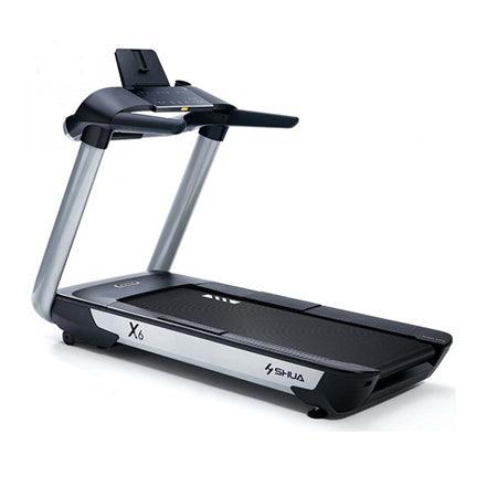 X6 Light Commercial Treadmill - Muscle D Fitness - LED Console - Cup Holder - Sweatfully