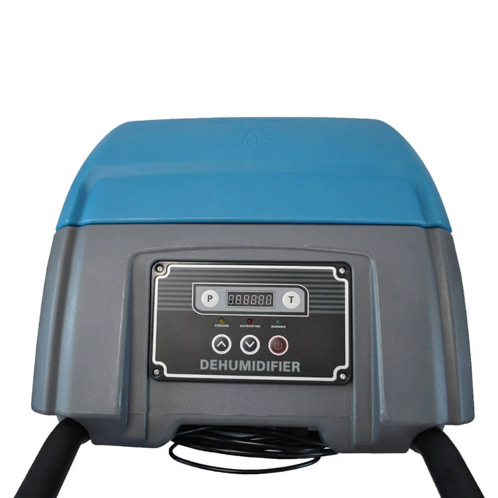 XPOWER XD-125 125-Pint Commercial Dehumidifier with Automatic Purge Pump and Drainage Hose - Sweatfully