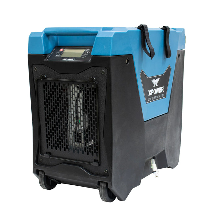 XPOWER XD-85L2 Commercial LGR Dehumidifier – Auto Pump, Drain Hose, Portable Water Damage Restoration - Sweatfully