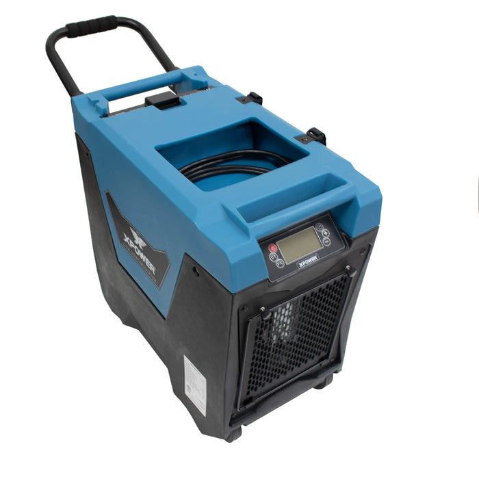XPOWER XD-85L2 Commercial LGR Dehumidifier – Auto Pump, Drain Hose, Portable Water Damage Restoration - Sweatfully
