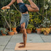 Extra Long Cork Lightweight Yoga Mat "The Robin" - Sweatfully