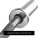 XMARK Black EZ Curl Bar, Fits Olympic Plates XM-3670.1-BLACK - Sweatfully