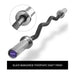 XMARK Black EZ Curl Bar, Fits Olympic Plates XM-3670.1-BLACK - Sweatfully