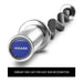 XMARK Black EZ Curl Bar, Fits Olympic Plates XM-3670.1-BLACK - Sweatfully