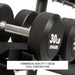 XMARK Commercial 3-Tier Dumbbell Racks - 15 Dumbbell Pairs XM-9106 - Sweatfully
