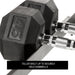 XMARK 3-Tier Dumbbell Rack - 10 Dumbbell Pairs XM-3107.1-BLACK - Sweatfully