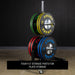 XMARK Commercial Bumper Plate Tree on Castors with Dual Bar Holders XM-9057 - Sweatfully