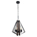 Zenith 4-Light Black & Wood Dimmable Island Pendant Light - Sweatfully