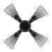 Zenith 4-Light Black & Wood Dimmable Island Pendant Light - Sweatfully