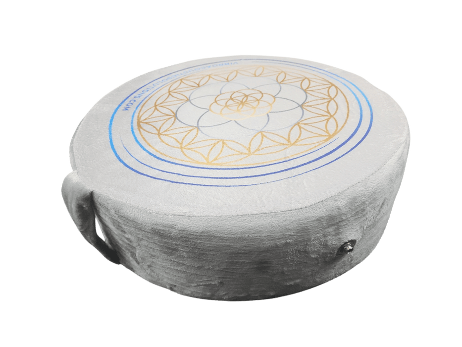 Vibroacoustic Therapy Zafu Meditation Cushion bundle with custom amplifier - Sweatfully