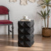 24" Height Three-dimensional Embossed Pattern Design Retro Coffee Table MDF Retro Furniture - Sweatfully