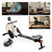 DeerRun RW600 Adjustable 32-Level Magnetic Resistance Long Slide Rail Smart Rowing Machine with PitPat App - Sweatfully
