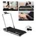 DeerRun A5 Pro Smart 2 in 1 Folding Treadmill Silver - Sweatfully