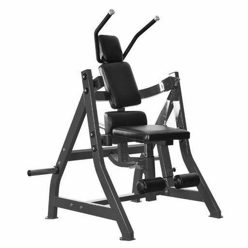 Excel Abdominal/Oblique Crunch - Muscle D Fitness - Commercial Adjustable Seat - Plate Loaded Abdominal Crunch - Sweatfully