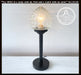 Antique Glass Table Lamp - Tall - Sweatfully