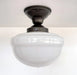 Antique Acorn CEILING Schoolhouse LIGHT Fixture - Sweatfully