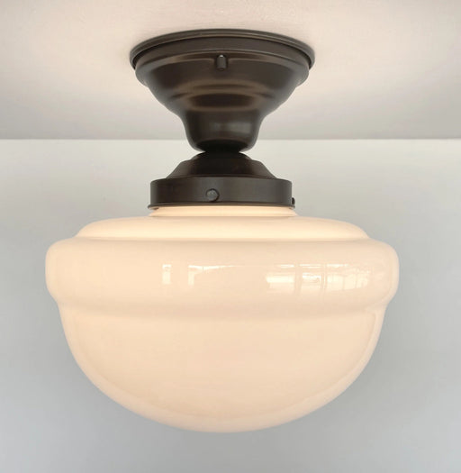 Antique Acorn CEILING Schoolhouse LIGHT Fixture - Sweatfully
