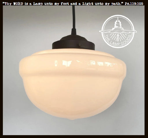 Acorn Schoolhouse Pendant Light - Sweatfully