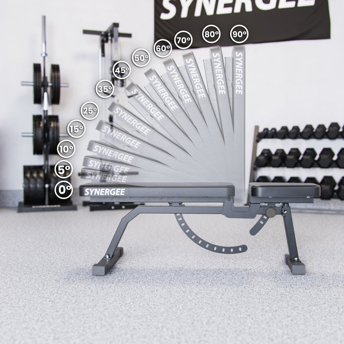 Synergee Adjustable Incline Bench - Sweatfully