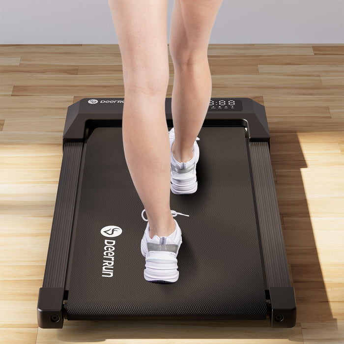 DeerRun Q1 Urban Mini Under-Desk Treadmill with Remote Control - Sweatfully