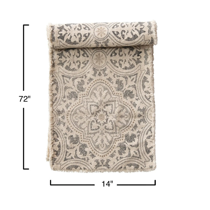 Medallion Table Runner - Sweatfully