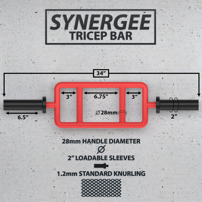 Synergee Tricep Bar - Sweatfully