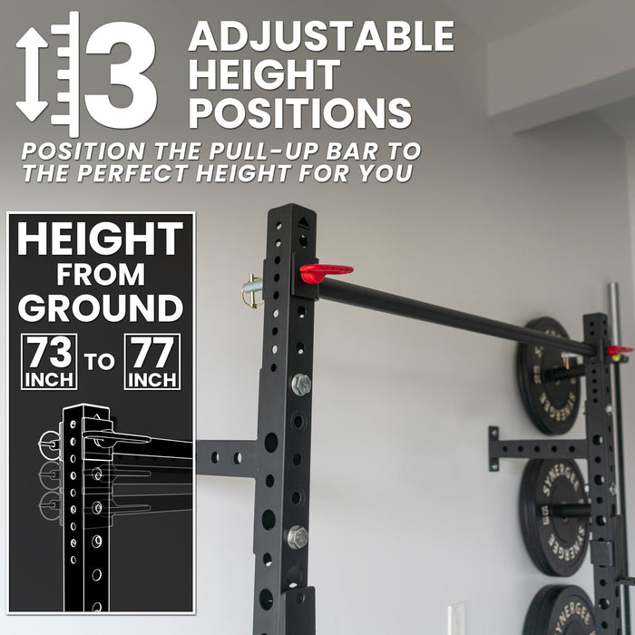 Synergee 2200 Series Wall Mounted Squat Rack - Sweatfully