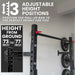 Synergee 2200 Series Wall Mounted Squat Rack - Sweatfully