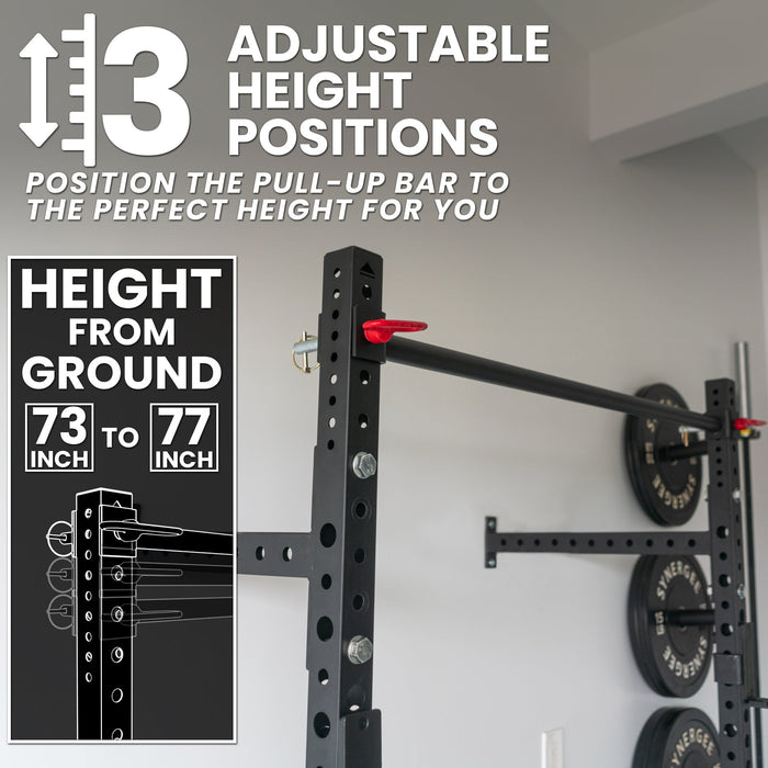 Synergee 2200 Series Wall Mounted Squat Rack - Sweatfully