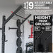 Synergee 2200 Series Wall Mounted Squat Rack - Sweatfully