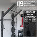 Synergee 2200 Series Wall Mounted Squat Rack - Sweatfully