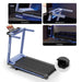 DeerRun A1 Pro Move+  6% Incline Foldable Treadmill——2025 Upgraded Chip & NFC Support | 350Lbs, 10mph Blue - Sweatfully