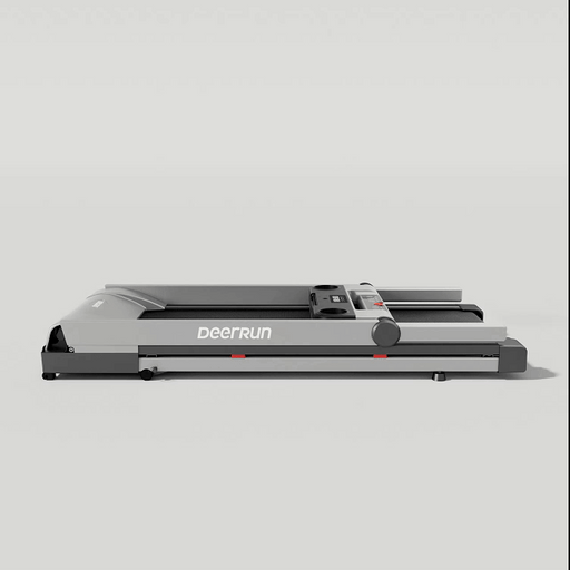 DeerRun A1 Pro Move+  6% Incline Foldable Treadmill——2025 Upgraded Chip & NFC Support | 350Lbs, 10mph Silver - Sweatfully