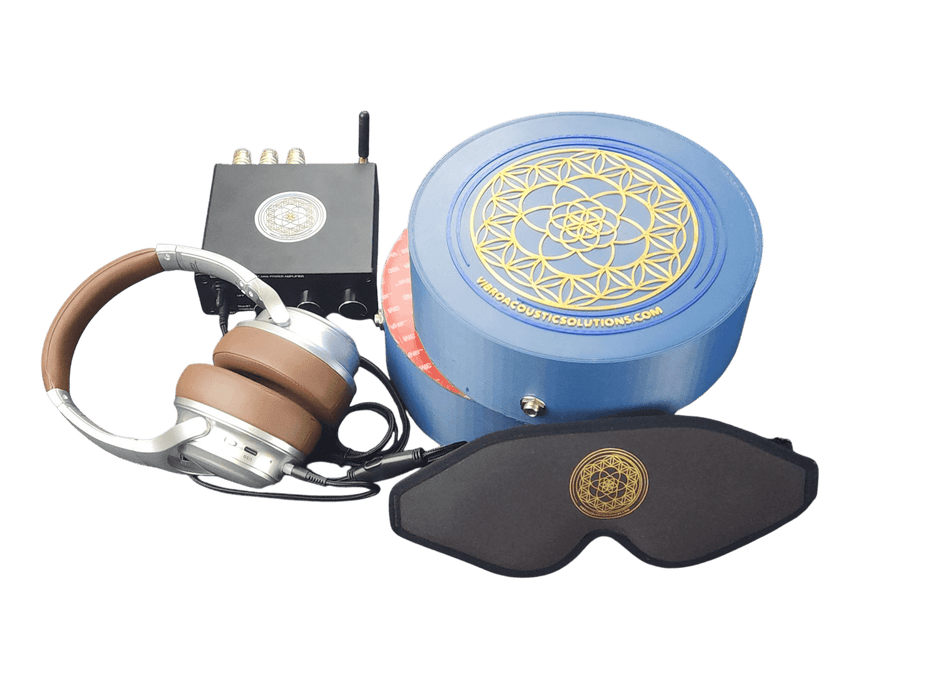 Vibroacoustic Therapy Massage Table Attachments with custom Amplifier Bundle - Sweatfully